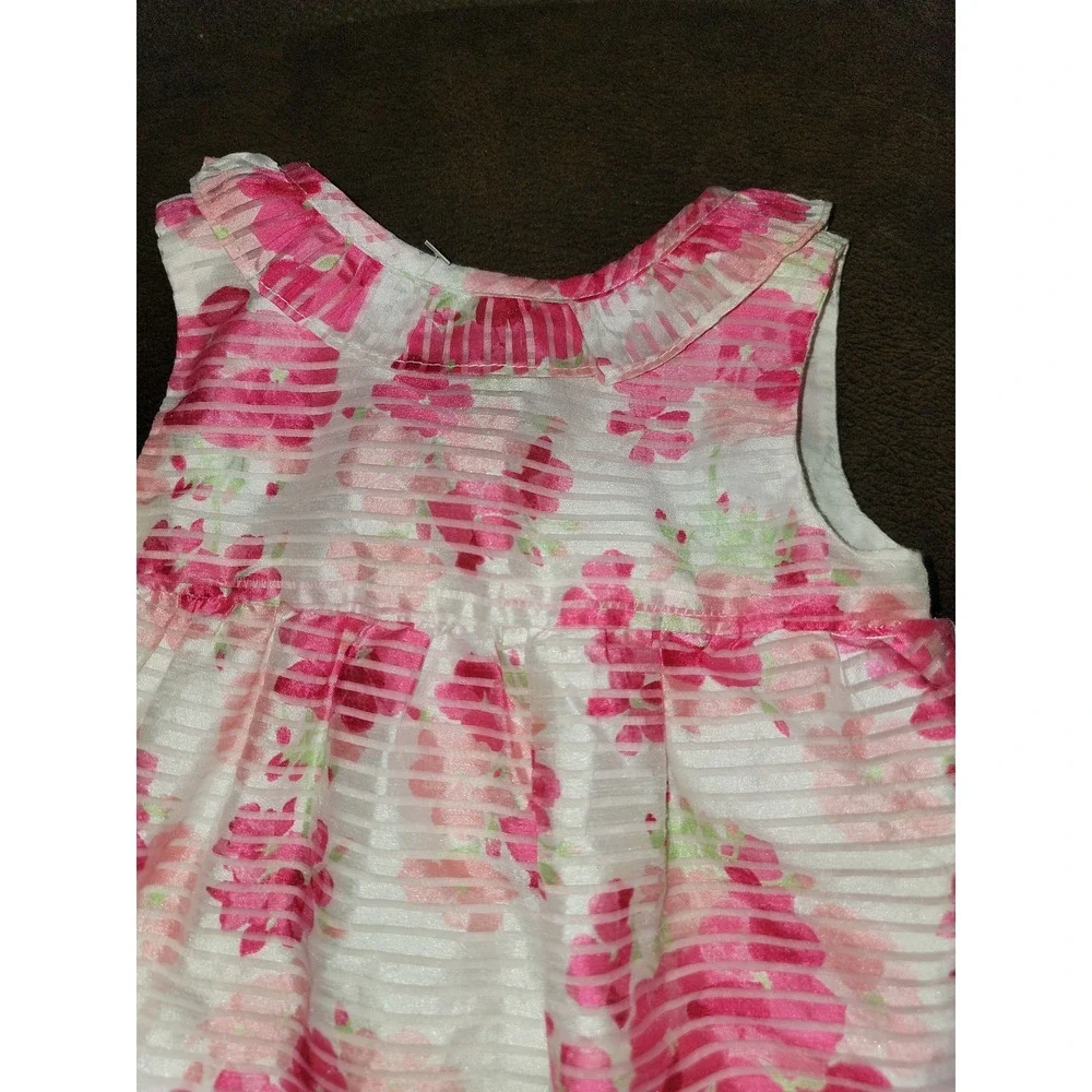 Gymboree dressed up floral romper‎ one piece spring Easter size 12 18 months